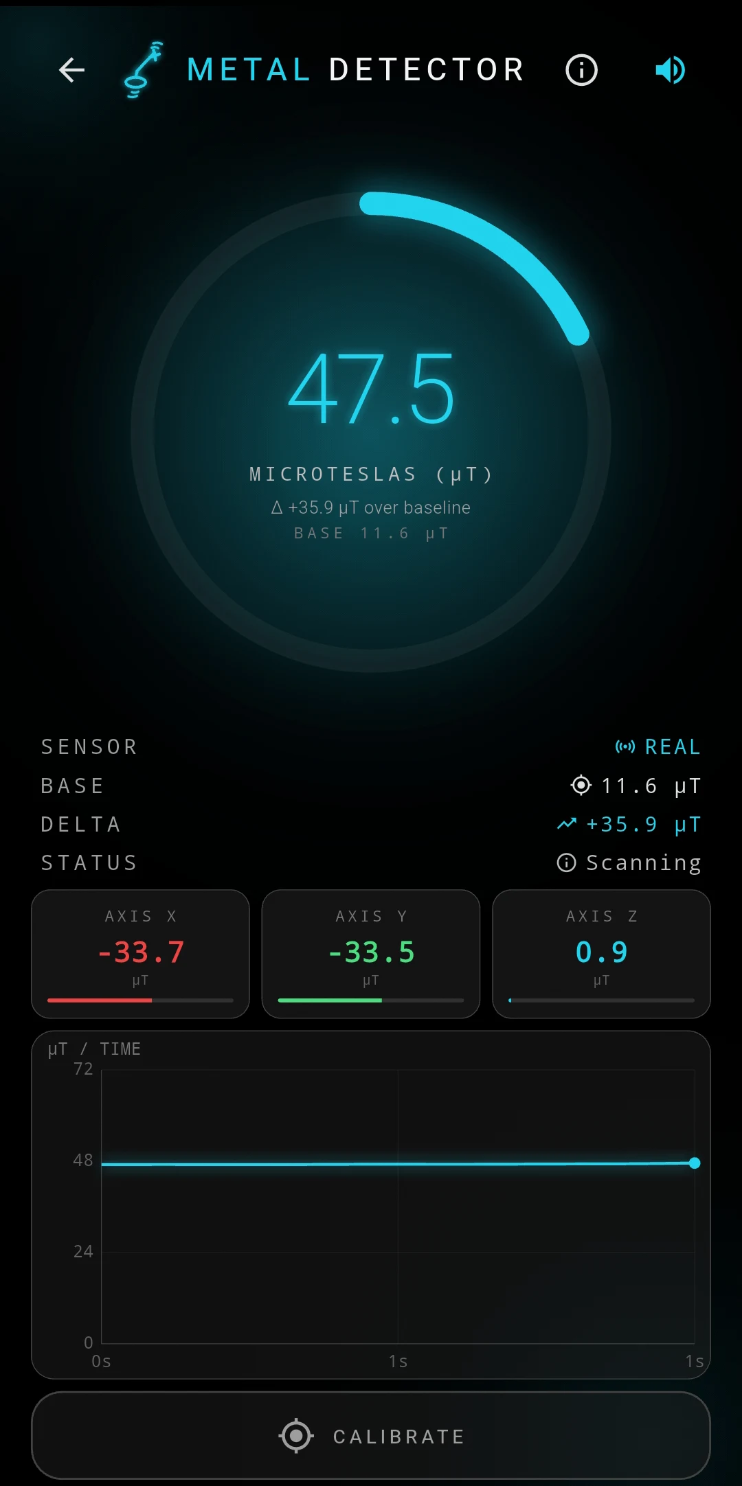 Metal Detector & Gold Finder screenshot