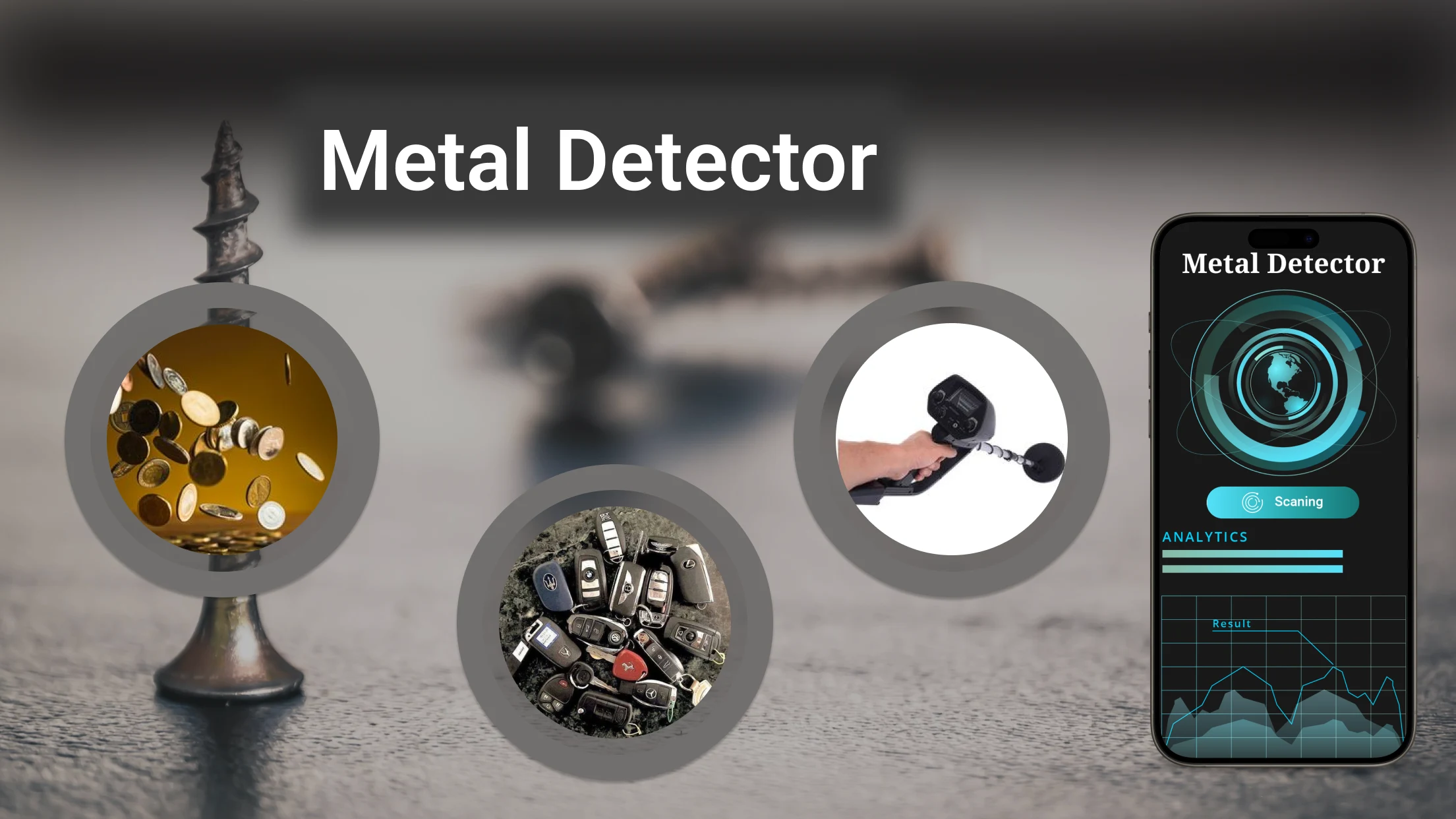 Metal detector - Gold Finder. screenshot