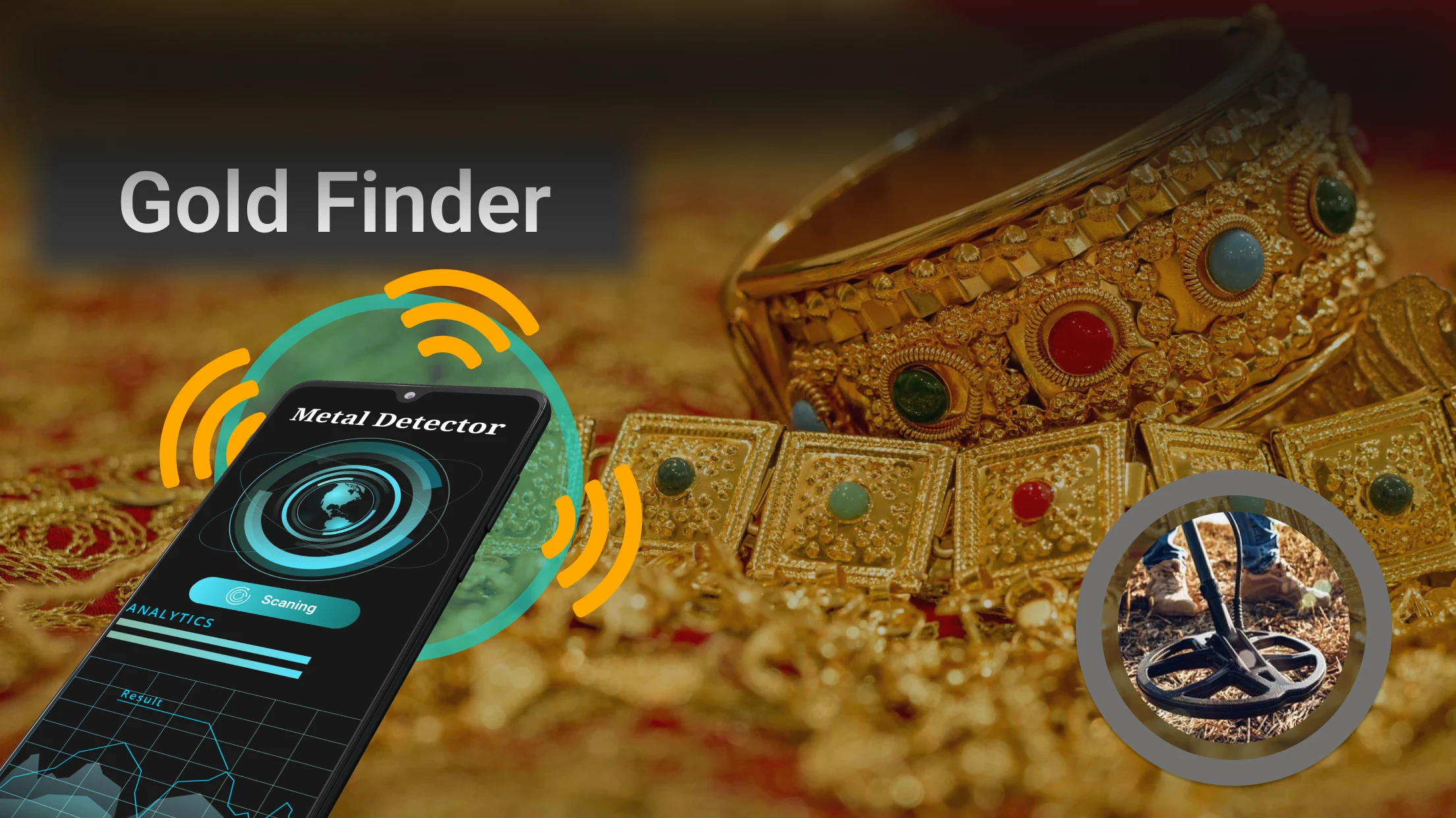 Metal detector - Gold Finder. screenshot